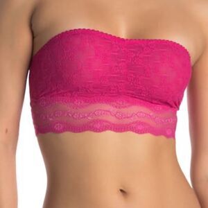 B tempt’d Pink Bandeau Size L Fits 10-12 C-D